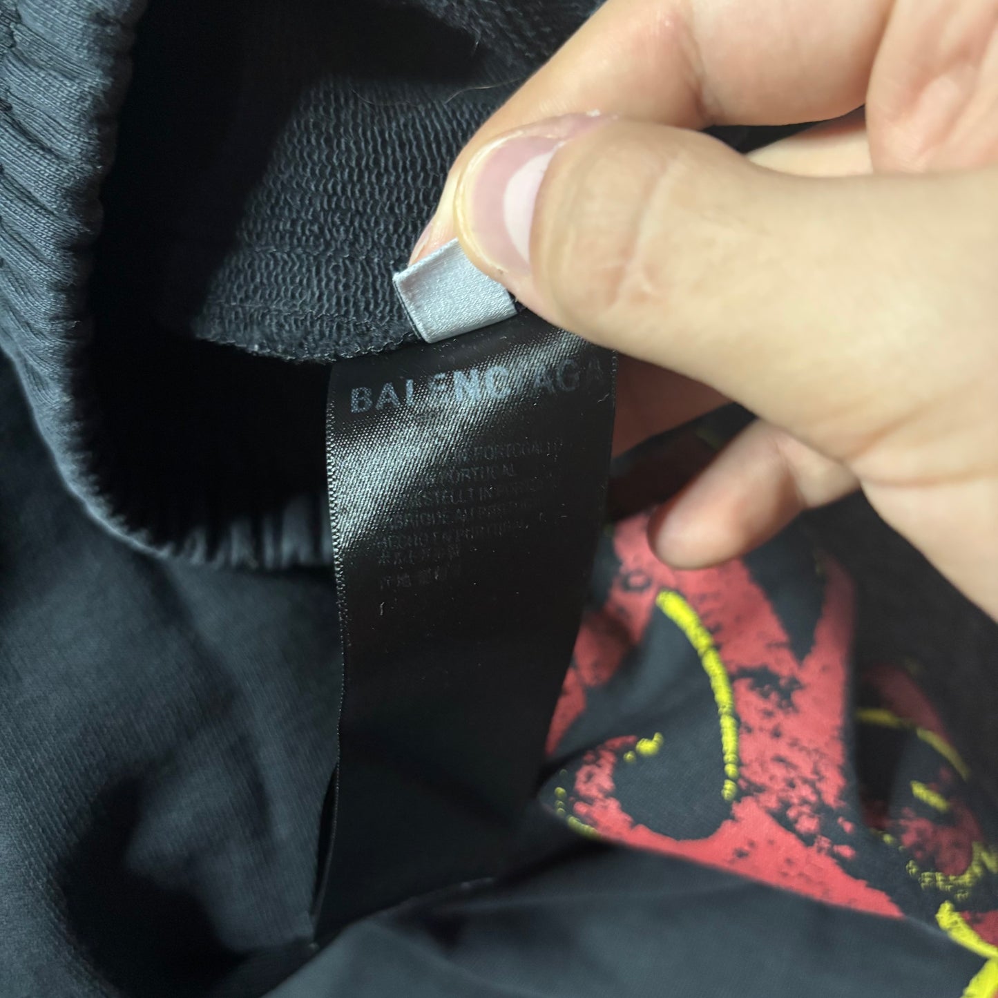 Balenciaga Offshore Baggy Sweatpants Black Faded