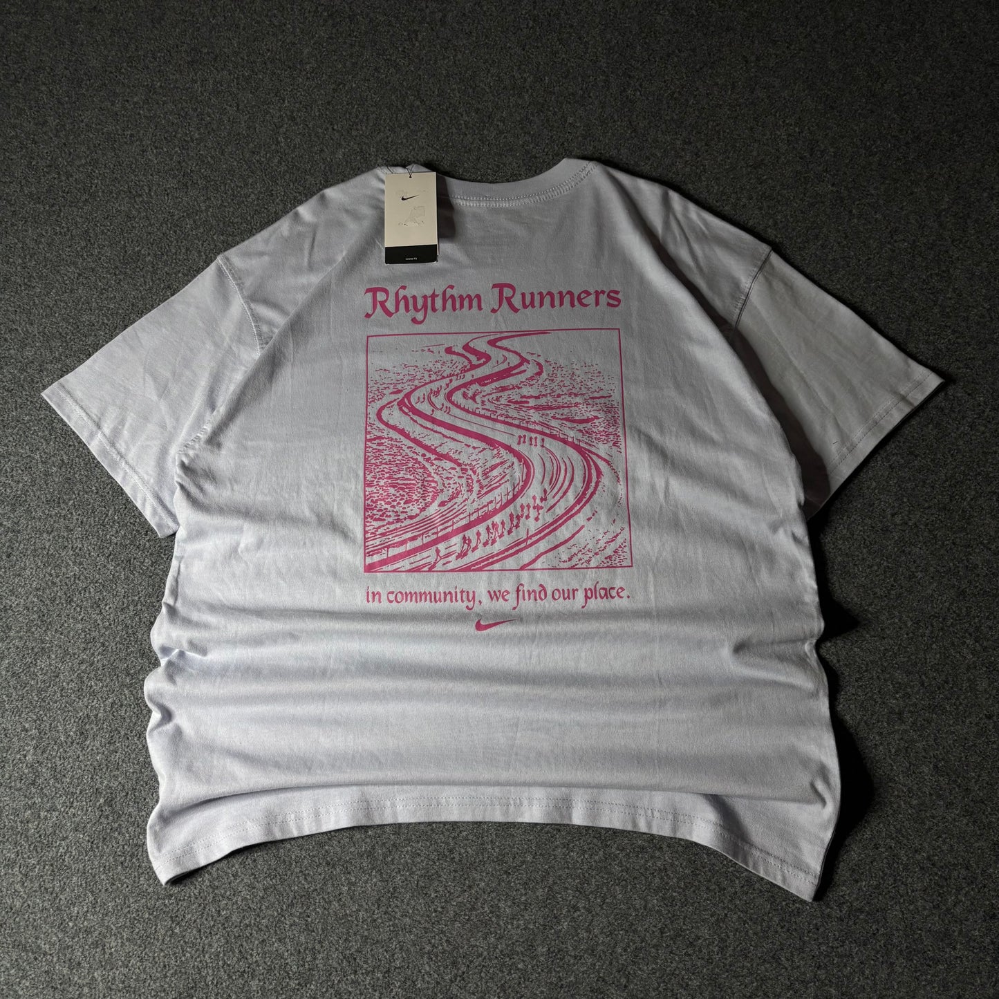 Nike Rhythm Runners light blue tee