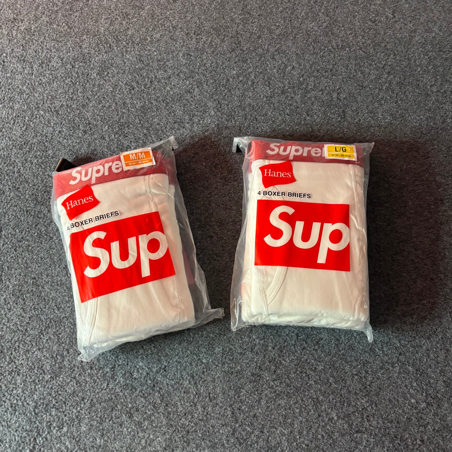 Supreme boxers white 4 pack