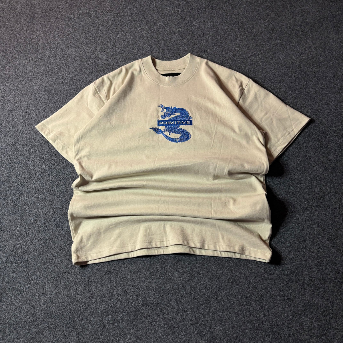 Primitive ceramic boxy tee embroidered logos
