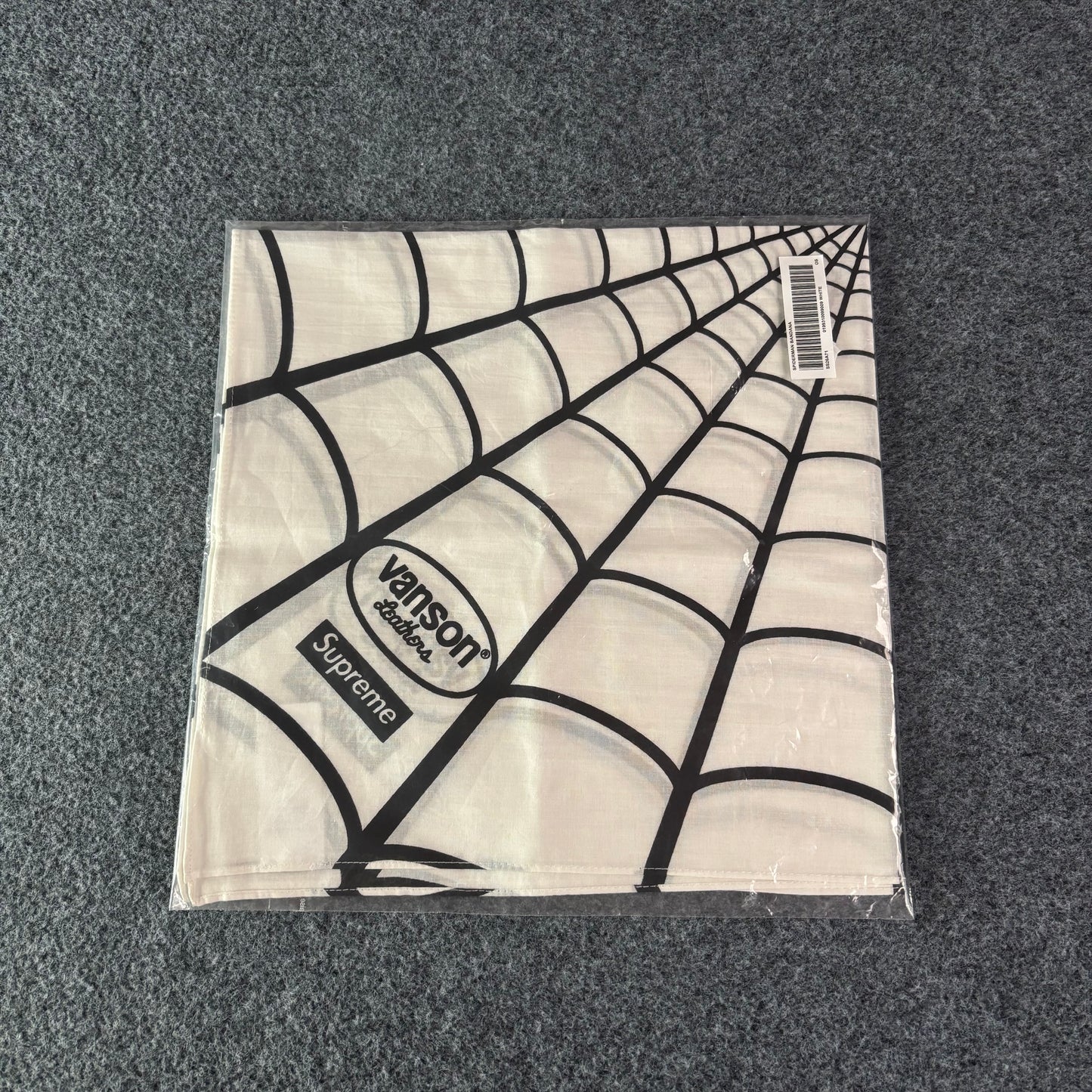 Supreme x Vanson Leathers x Spiderman bandana