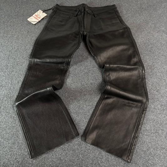 Milwaukee leather bootcut pants