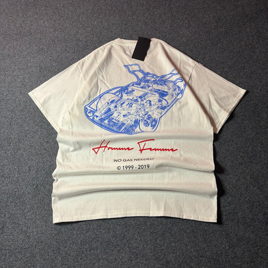 Homme Femme no gas needed tee