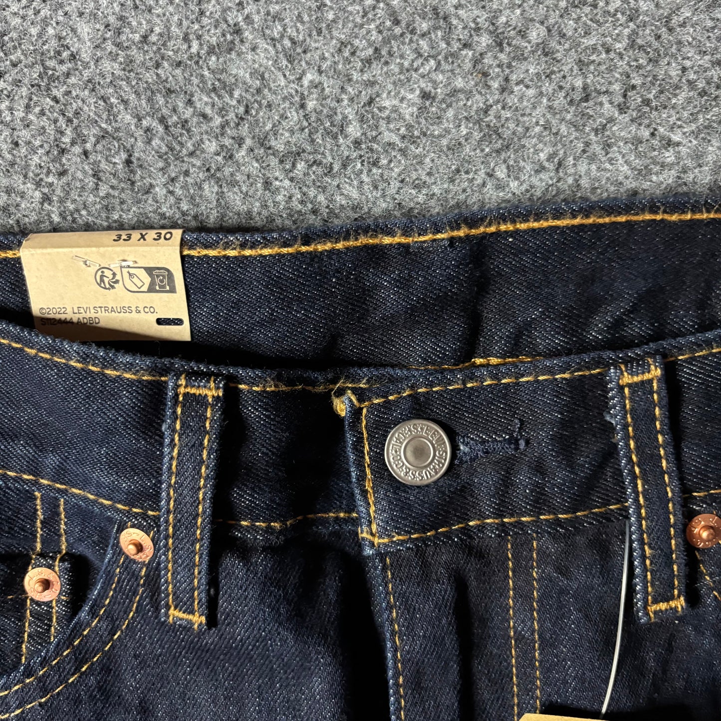 Levi’s 505 regular fit indigo jeans