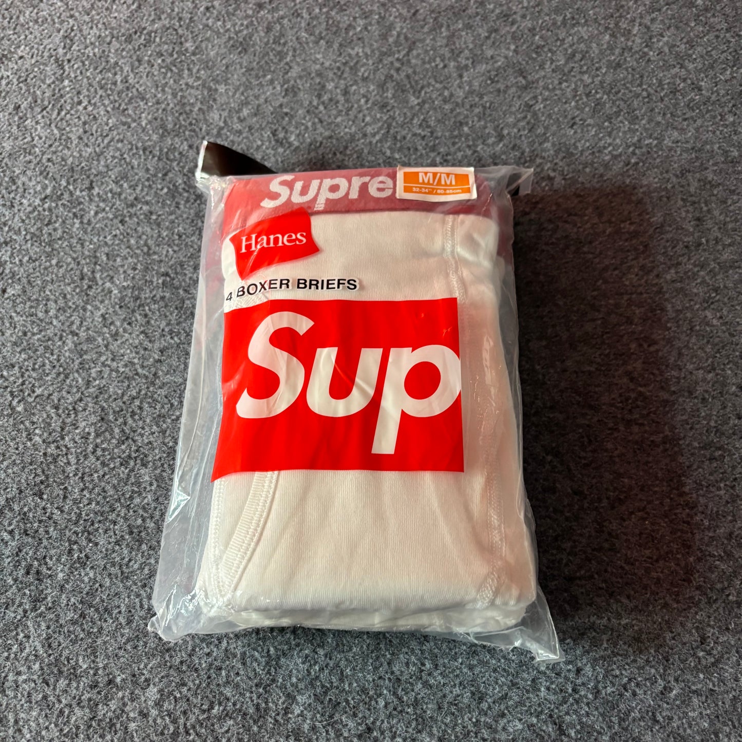Supreme boxers white 4 pack