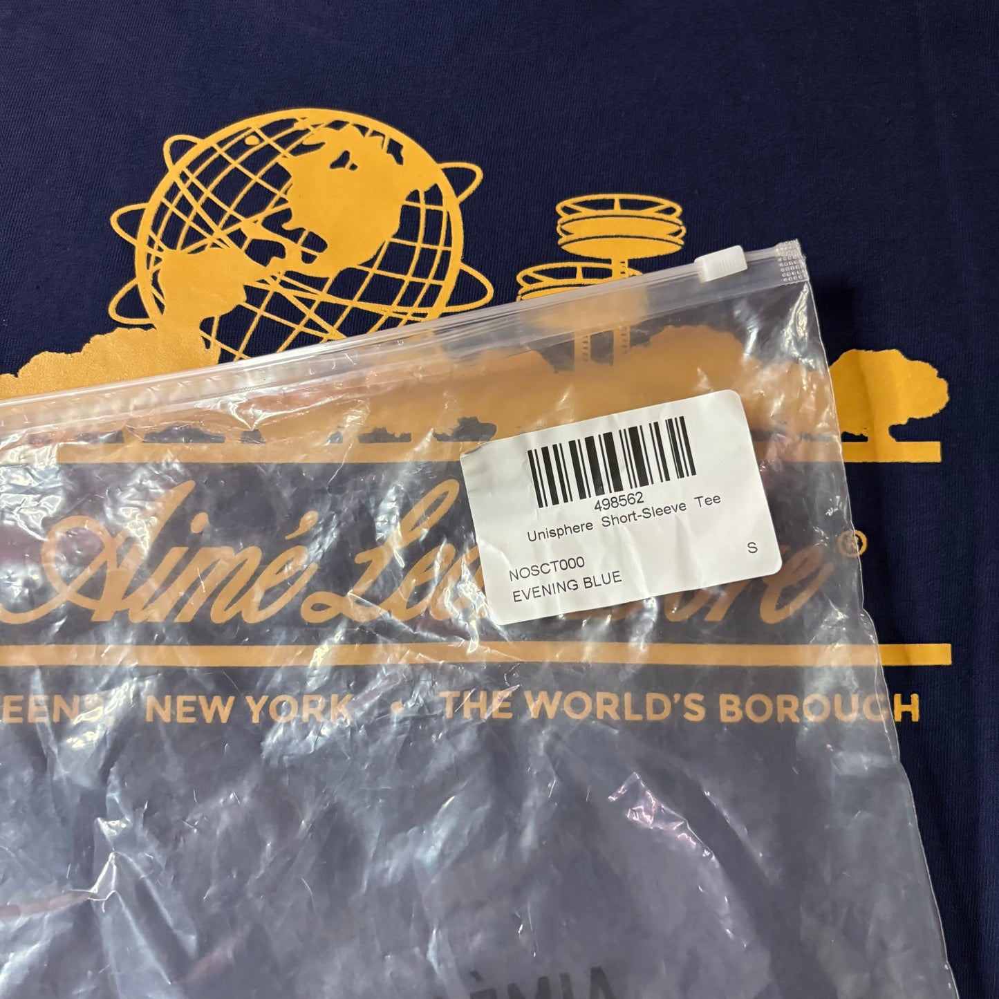 Aime Leon Dore unisphere evening blue tee