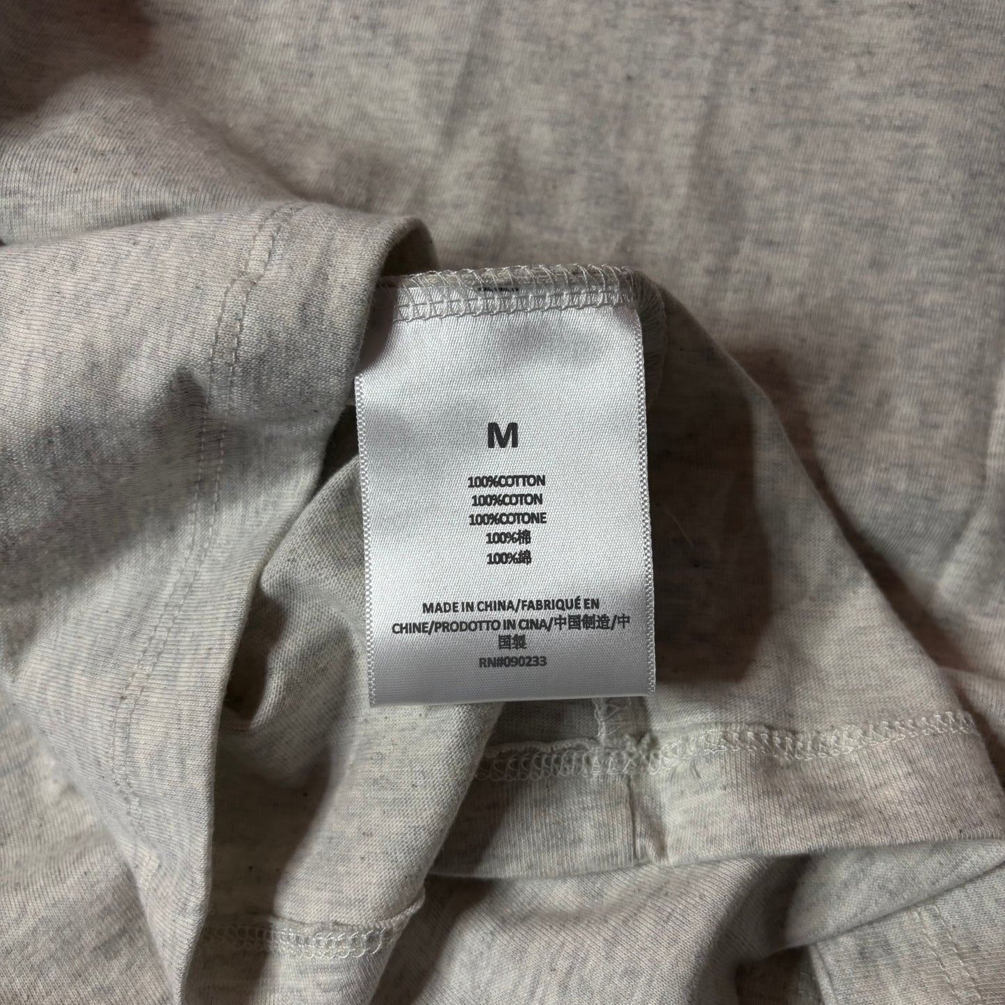 Essentials light oatmeal tee