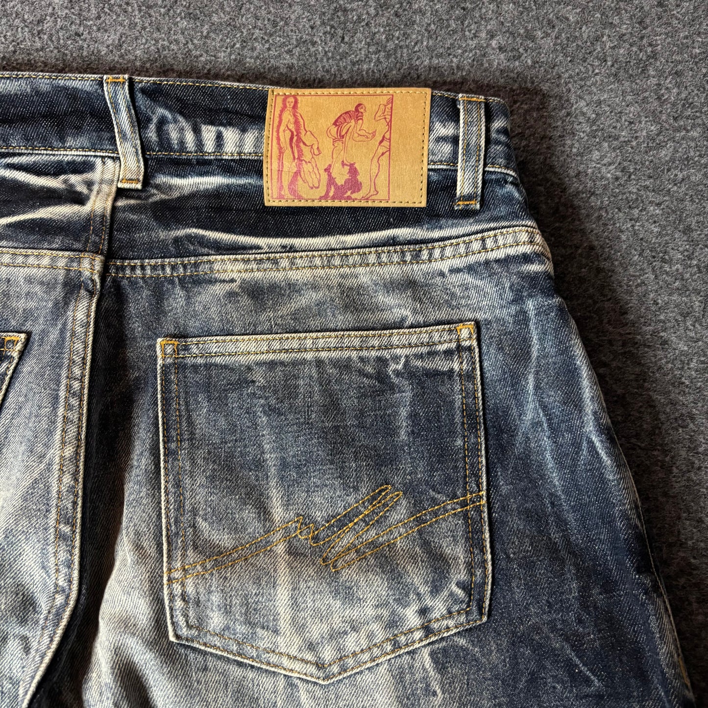 Martine Rose zip/buttons baggy jort