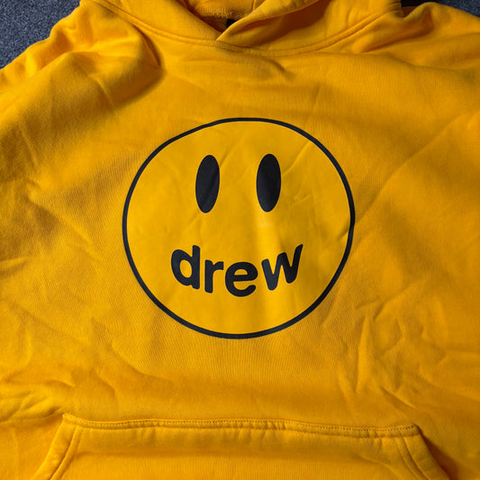 Drew House mascot yellow hoodie