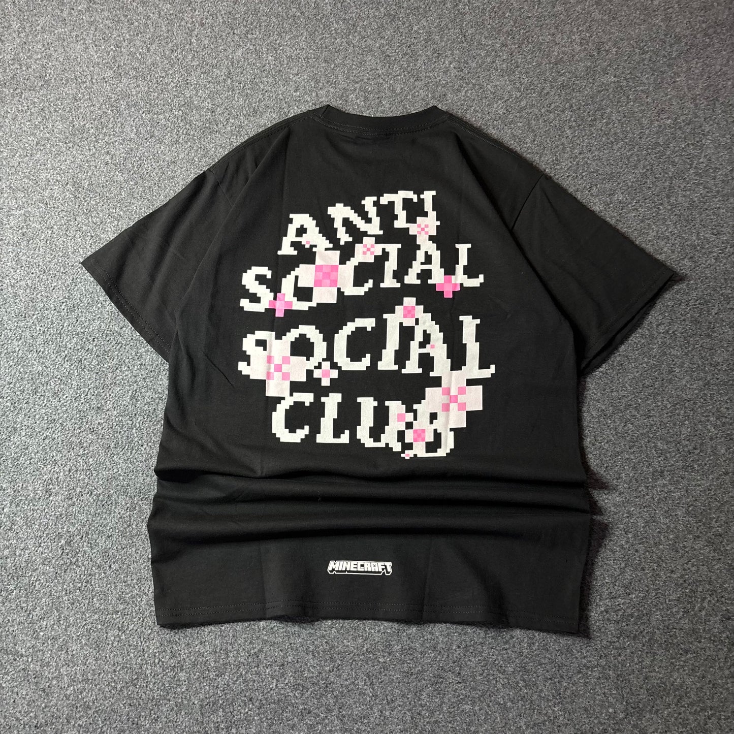 Anti Social Social Club x Minecraft black tee