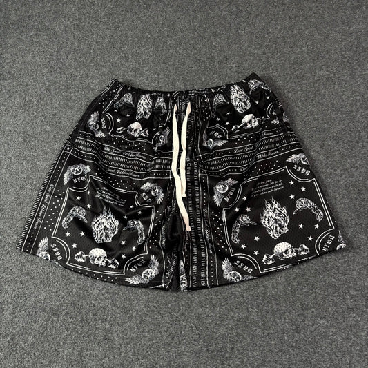 Darc Sports Wolves Forever bandana shorts