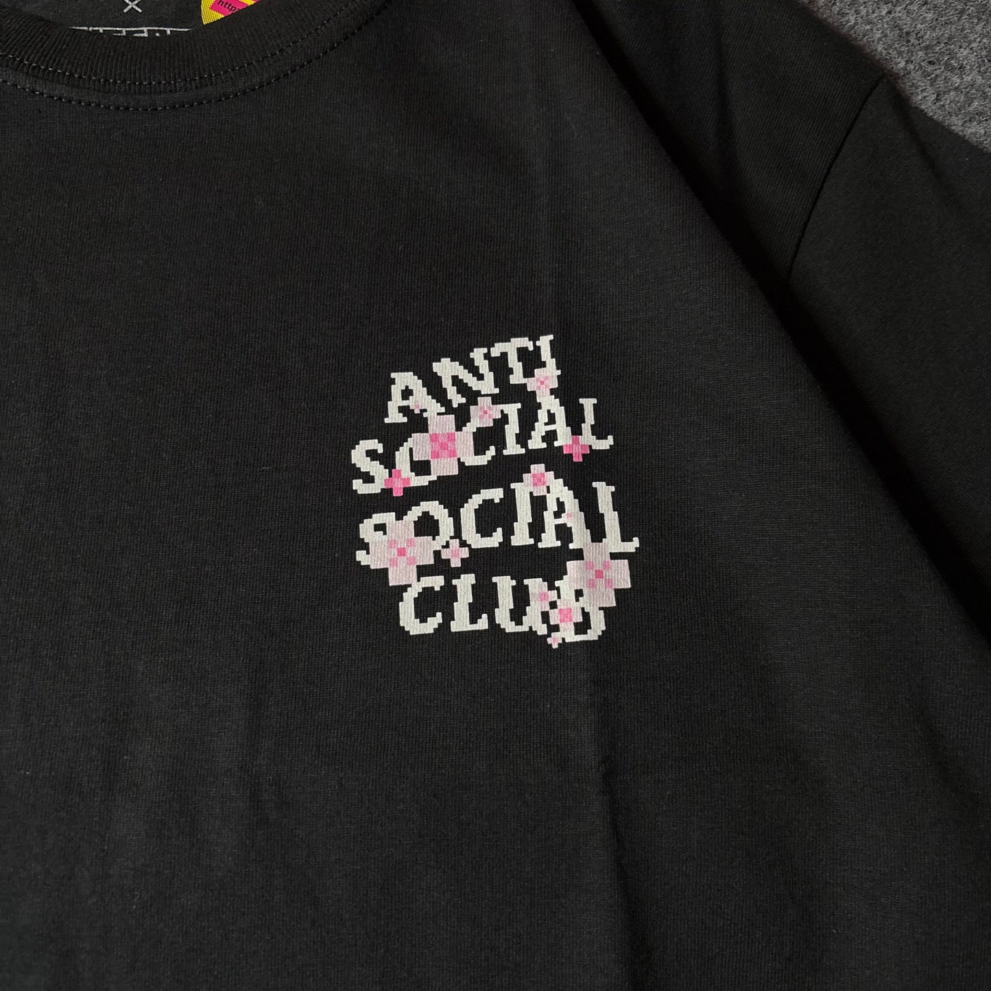 Anti Social Social Club x Minecraft black tee