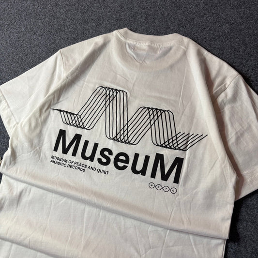 Museum of peace and quiet sound of waves tee white