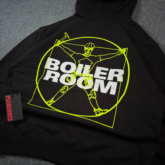 Pleasures x Boiler Room workman hoodie black