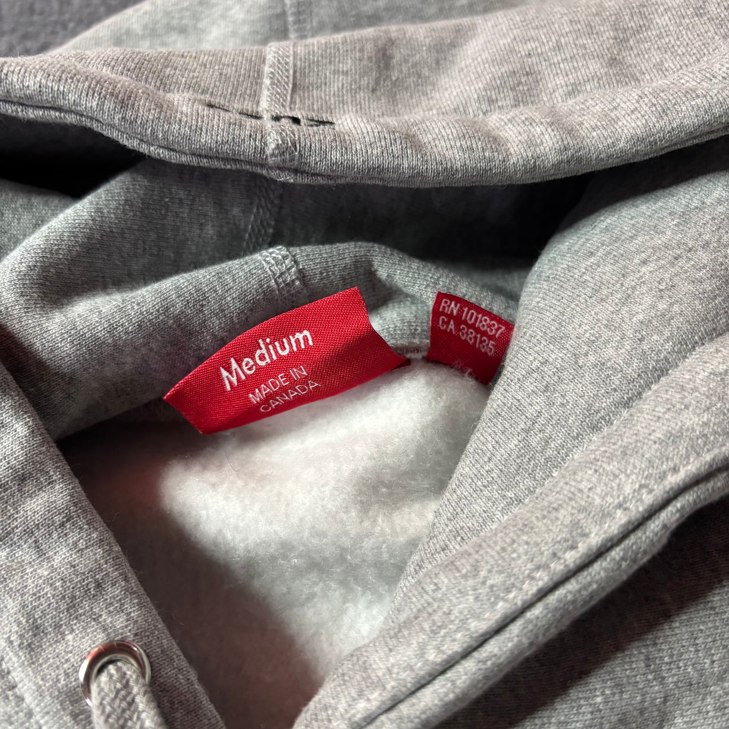 Supreme Motion Logo grey hoodie SS23