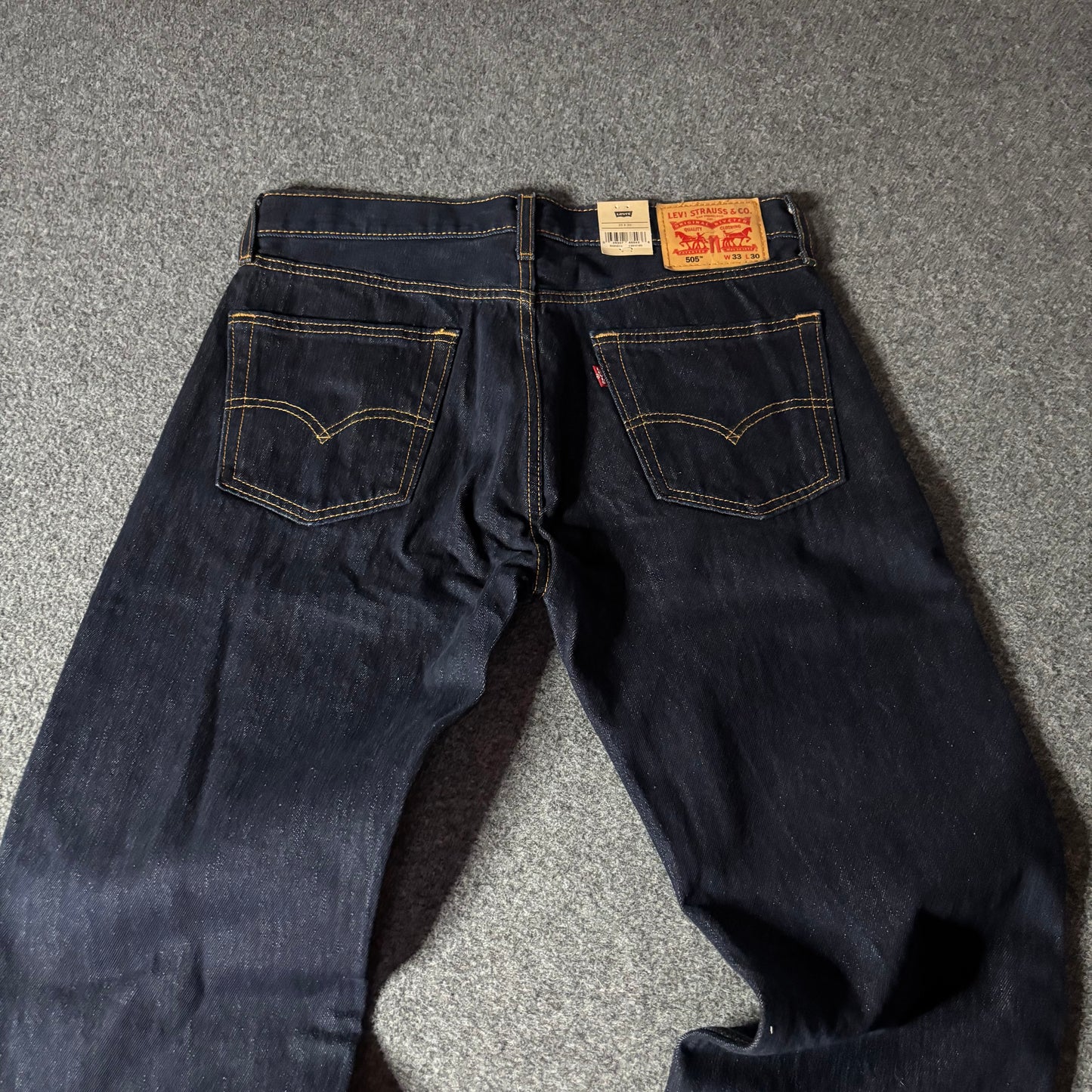Levi’s 505 regular fit indigo jeans