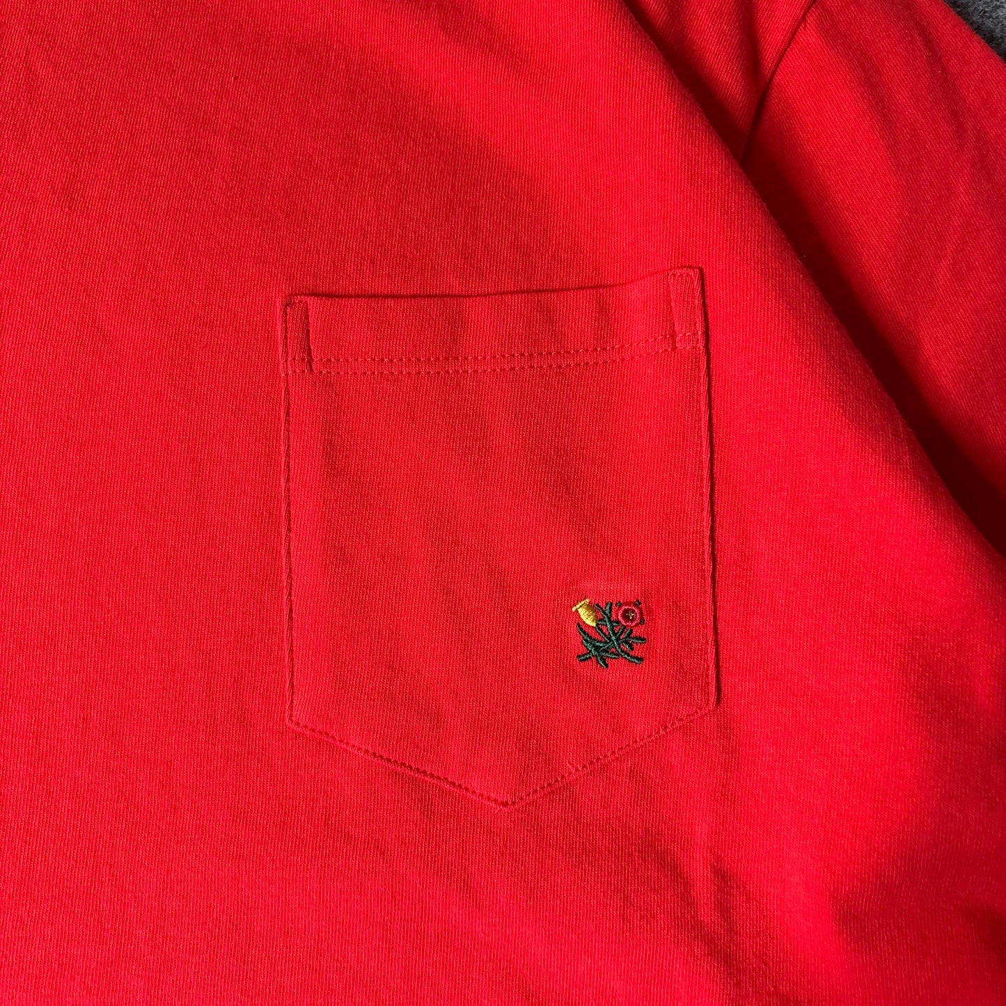 Aime Leon Dore nos basics queens crest ls pocket tee