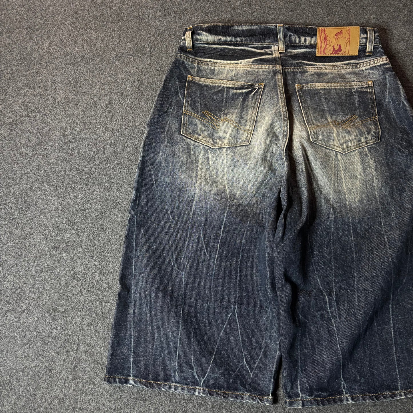 Martine Rose zip/buttons baggy jort