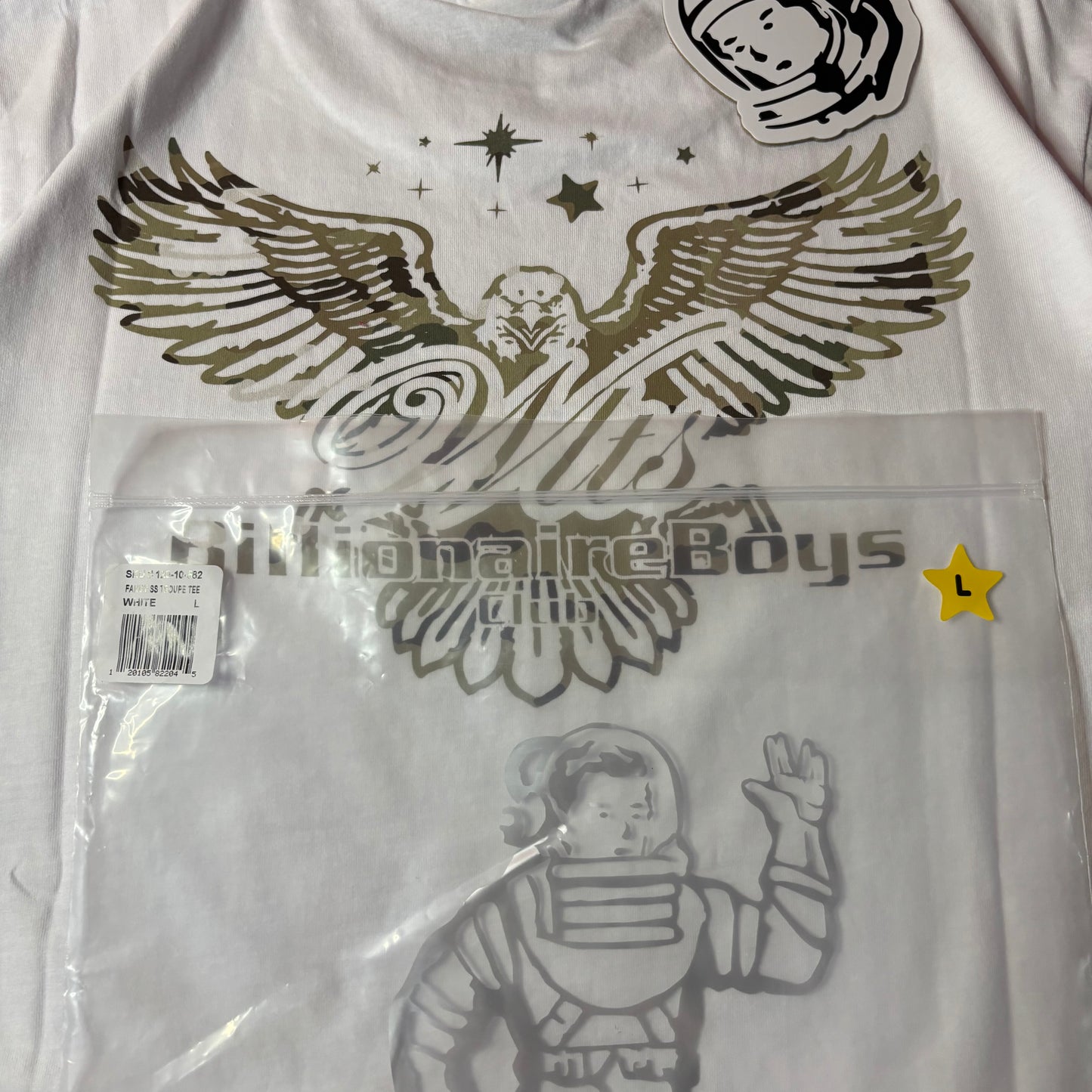 Billionaire Boys Club Fanum ss troupe white tee