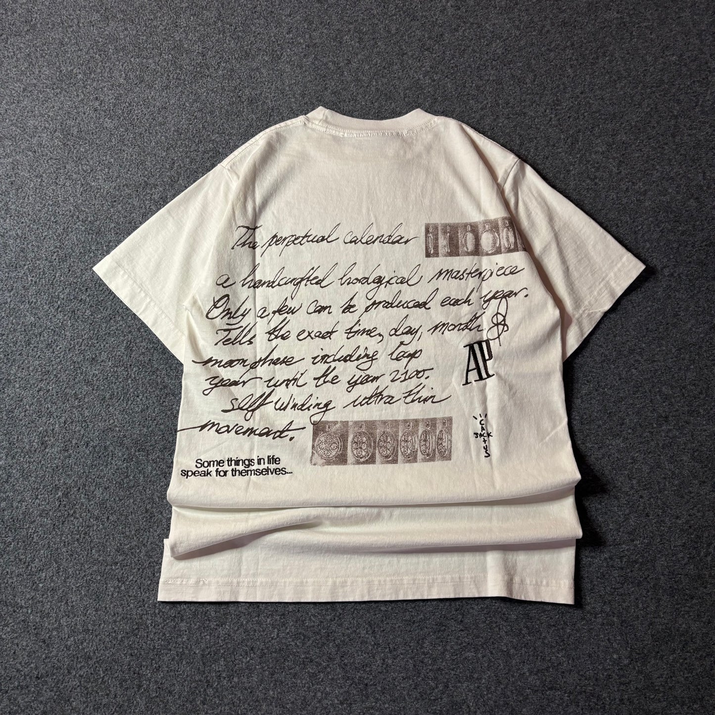 Cactus Jack x Audemars Piguet calendar tee