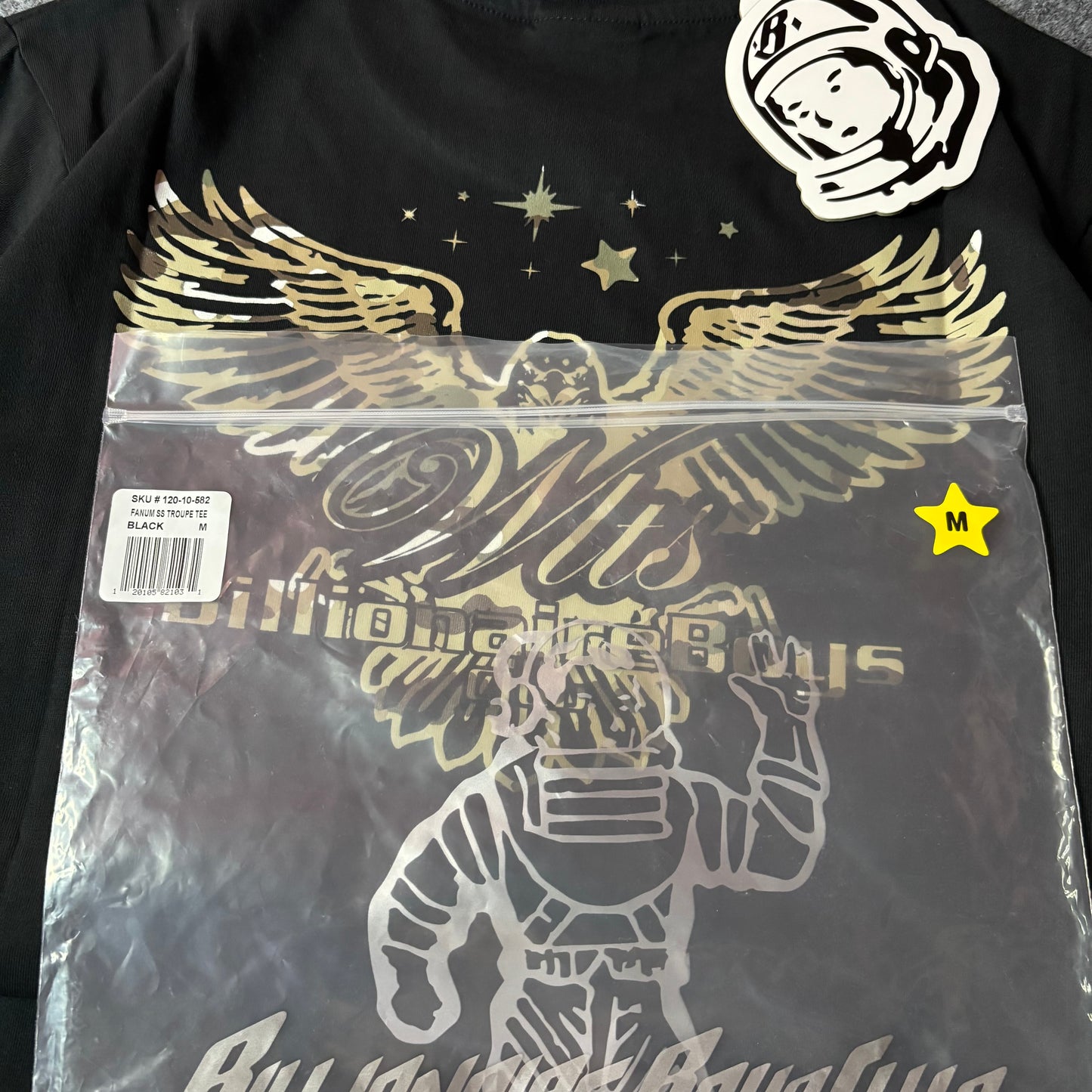 Billionaire Boys Club fanum ss troupe flagship exclusive black tee