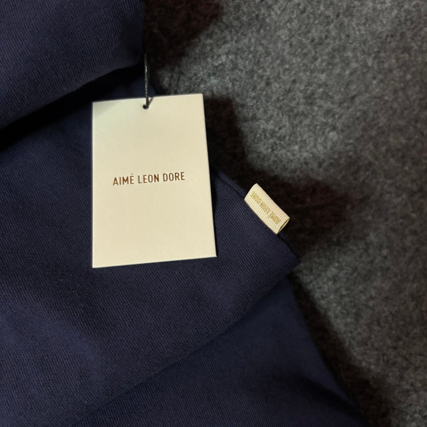 Aime Leon Dore unisphere evening blue tee