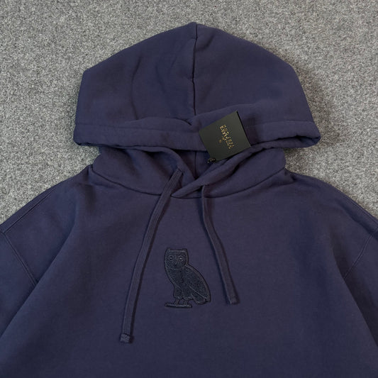 October Very Own (OVO, Drake Brand) peacoat pull over hoodie navy