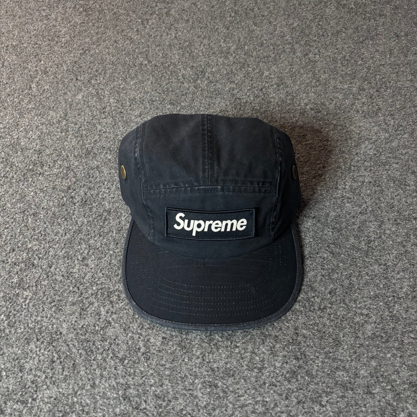 Supreme Military Camp Cap golden dragon navy