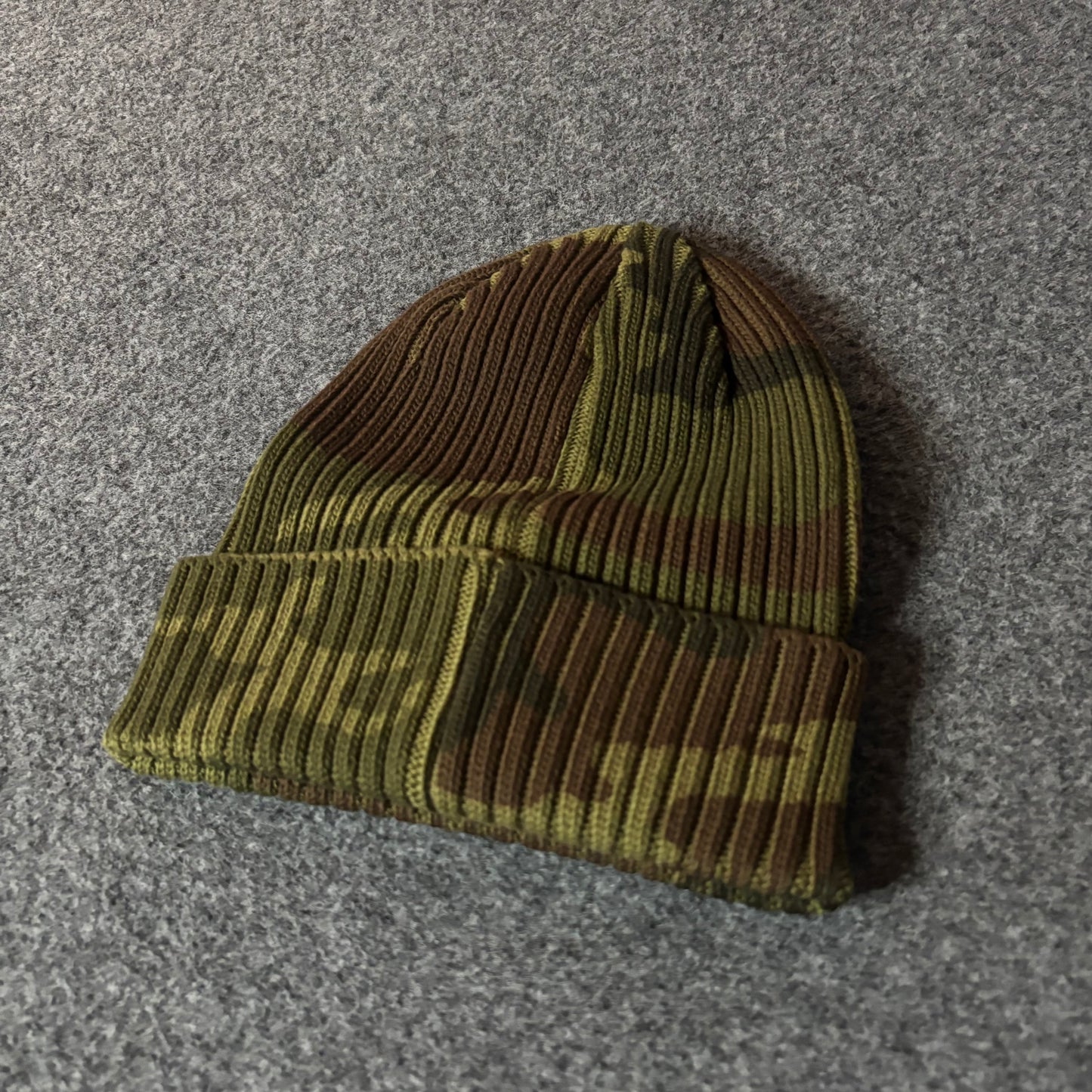 Supreme overdyed woodland camo beanie
