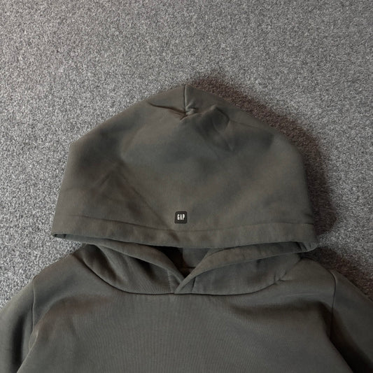 Yeezy x Gap shrunken hoodie grey