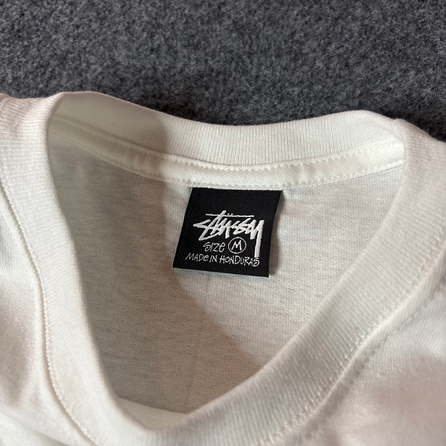 Stussy gear white tee M