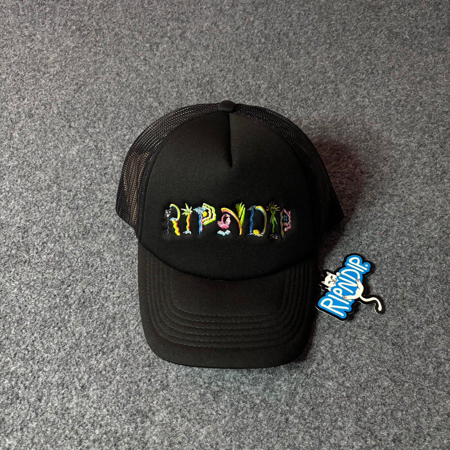 Ripndip Venice black trucker hat