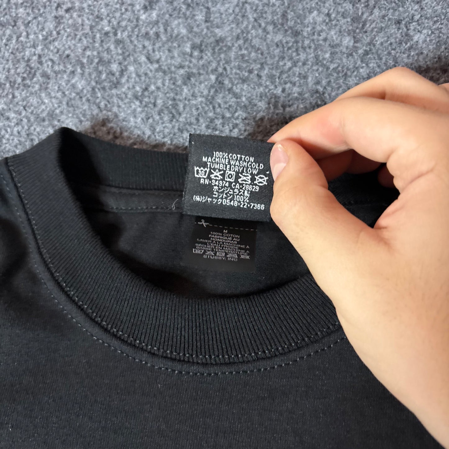 Stussy international ls black
