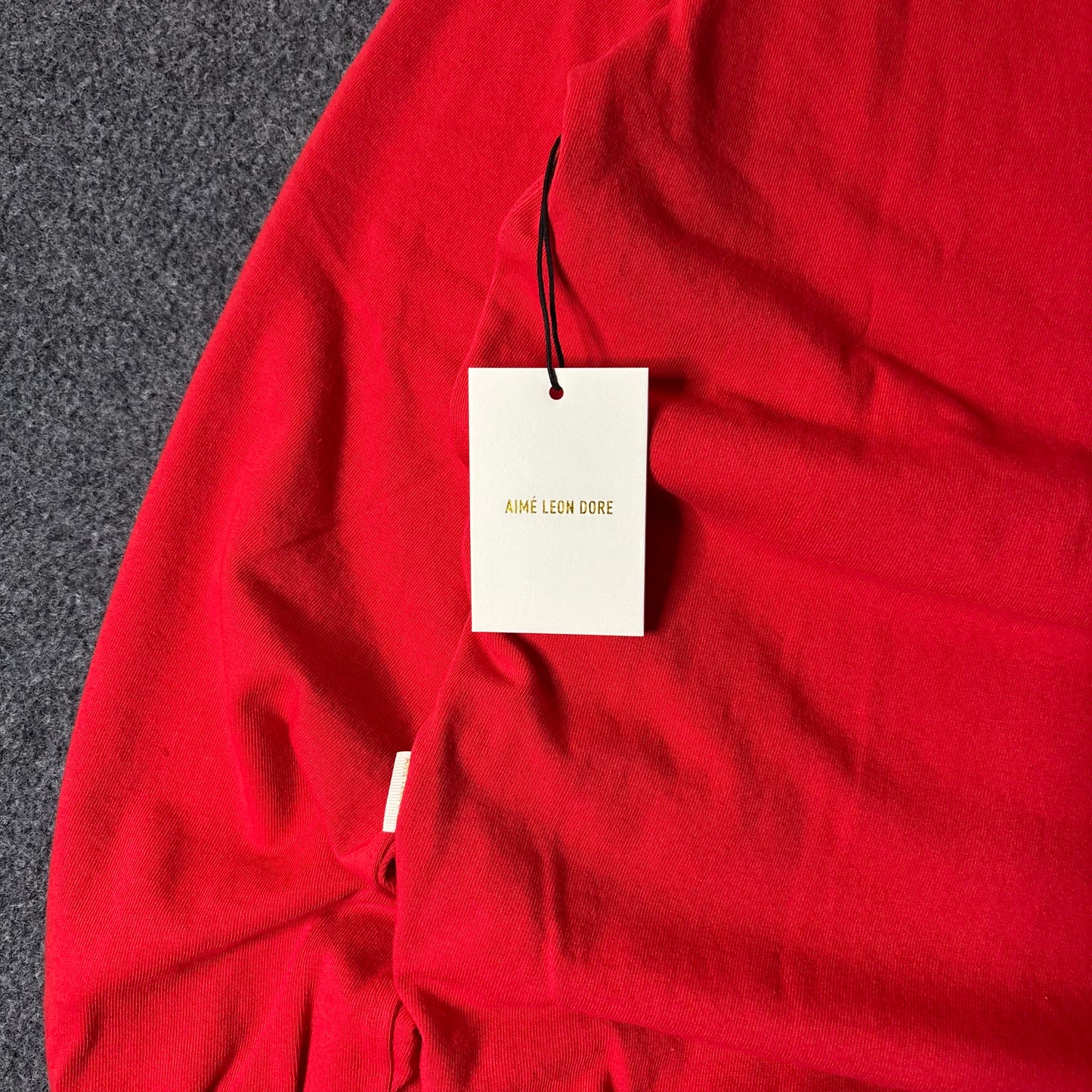 Aime Leon Dore nos basics queens crest ls pocket tee