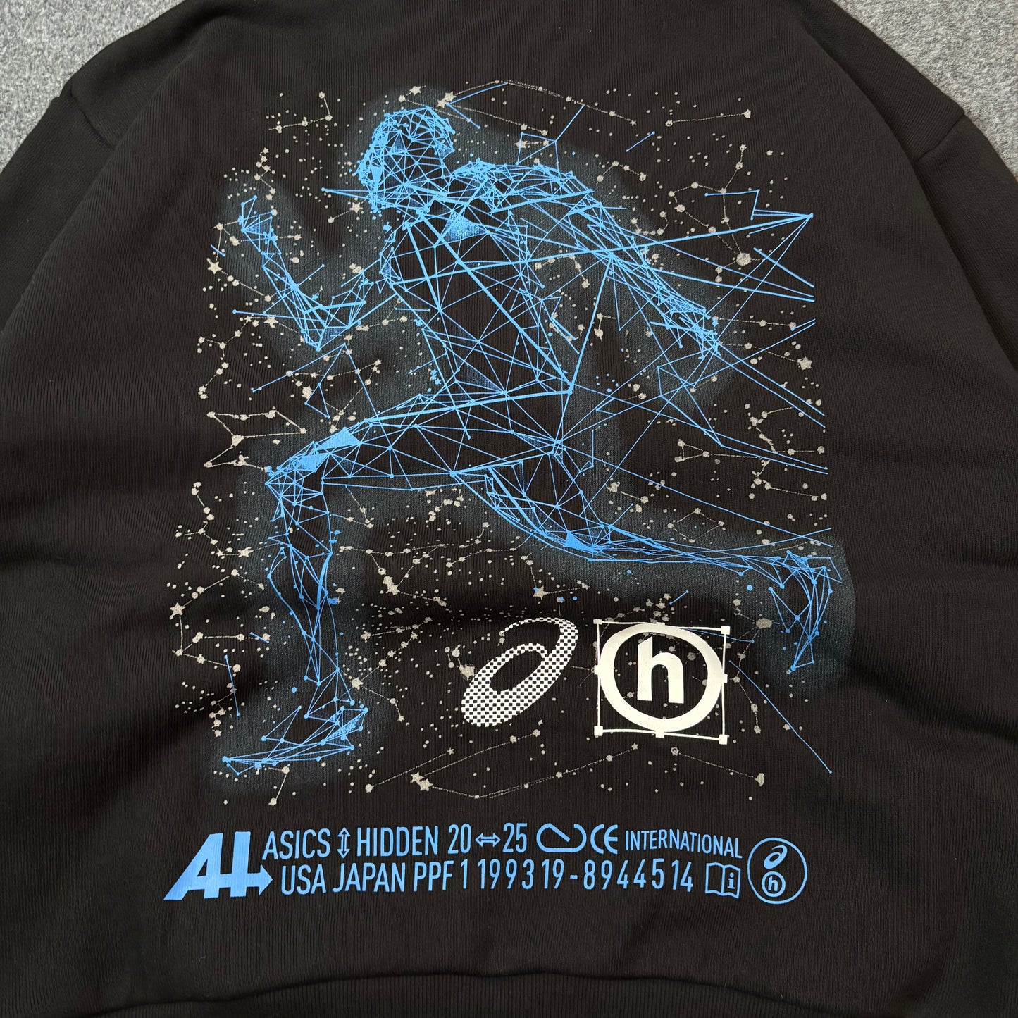 Hidden x Asics dusk zip hoodie