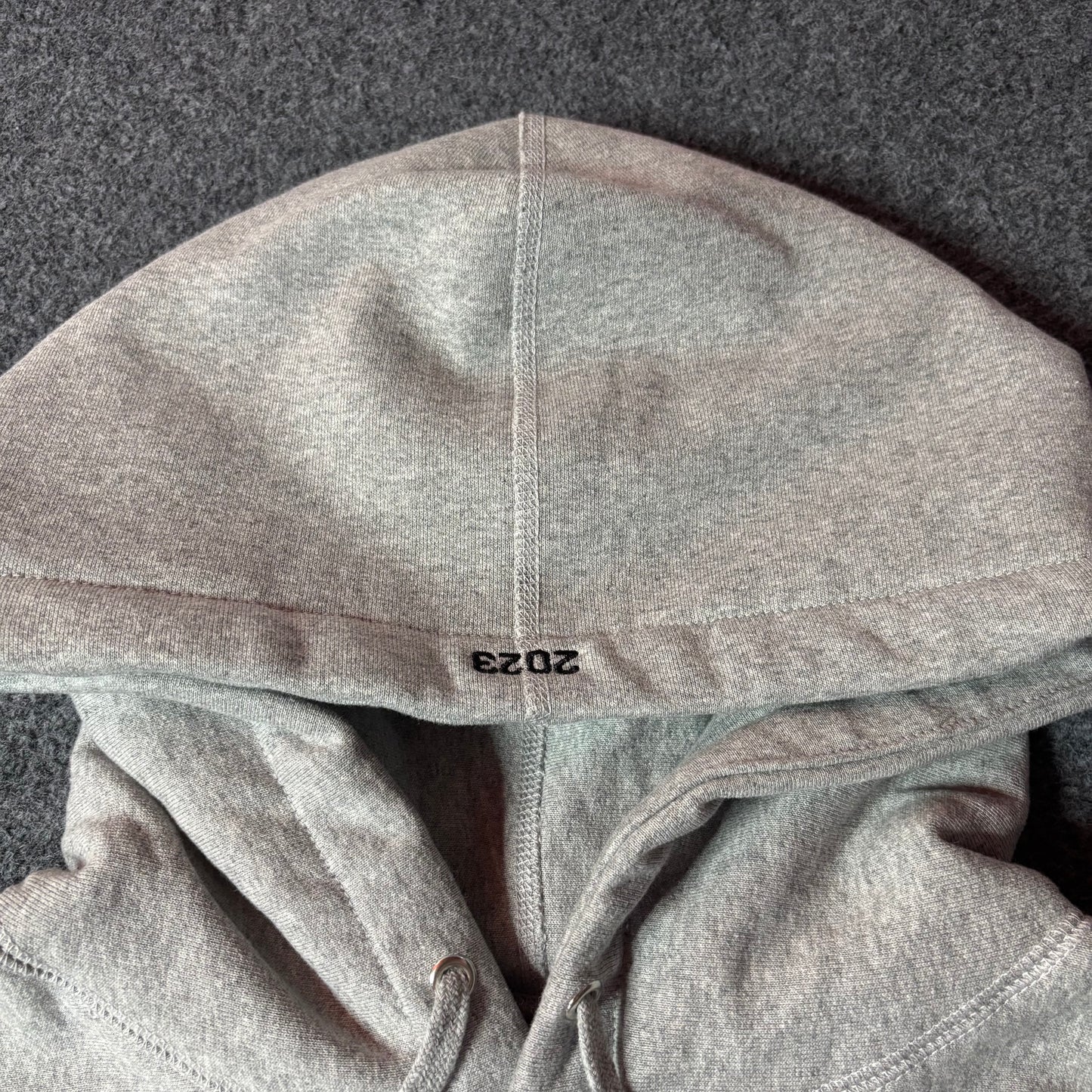 Supreme Motion Logo grey hoodie SS23