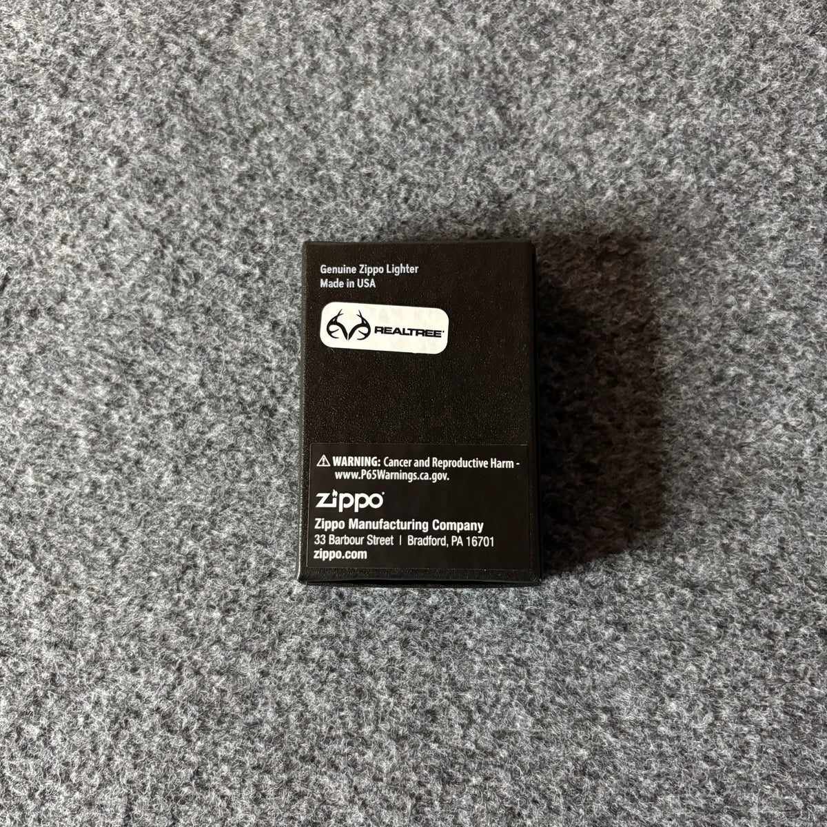 Supreme camo logo zippo real tree