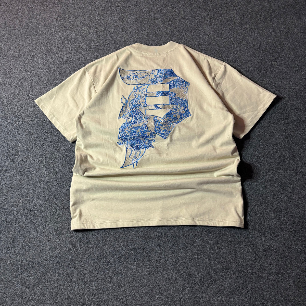 Primitive ceramic boxy tee embroidered logos