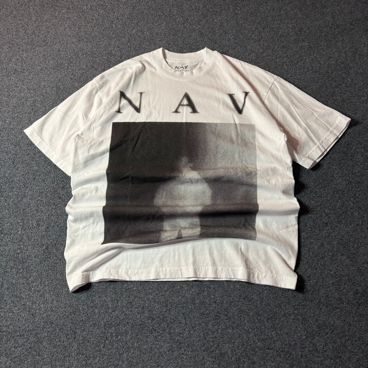Saint Michael x NAV “rexdale” white tee