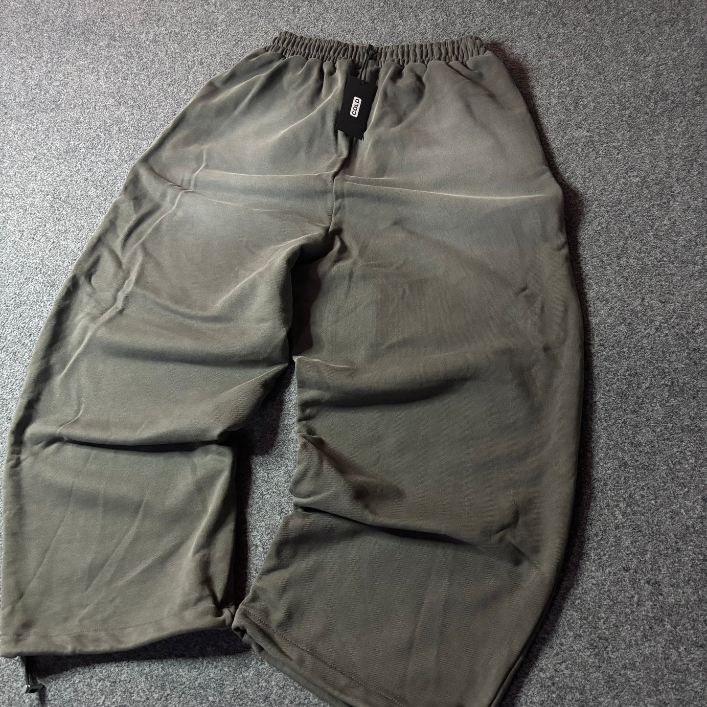 Cold Culture Script sweatpants antracite grey baggy