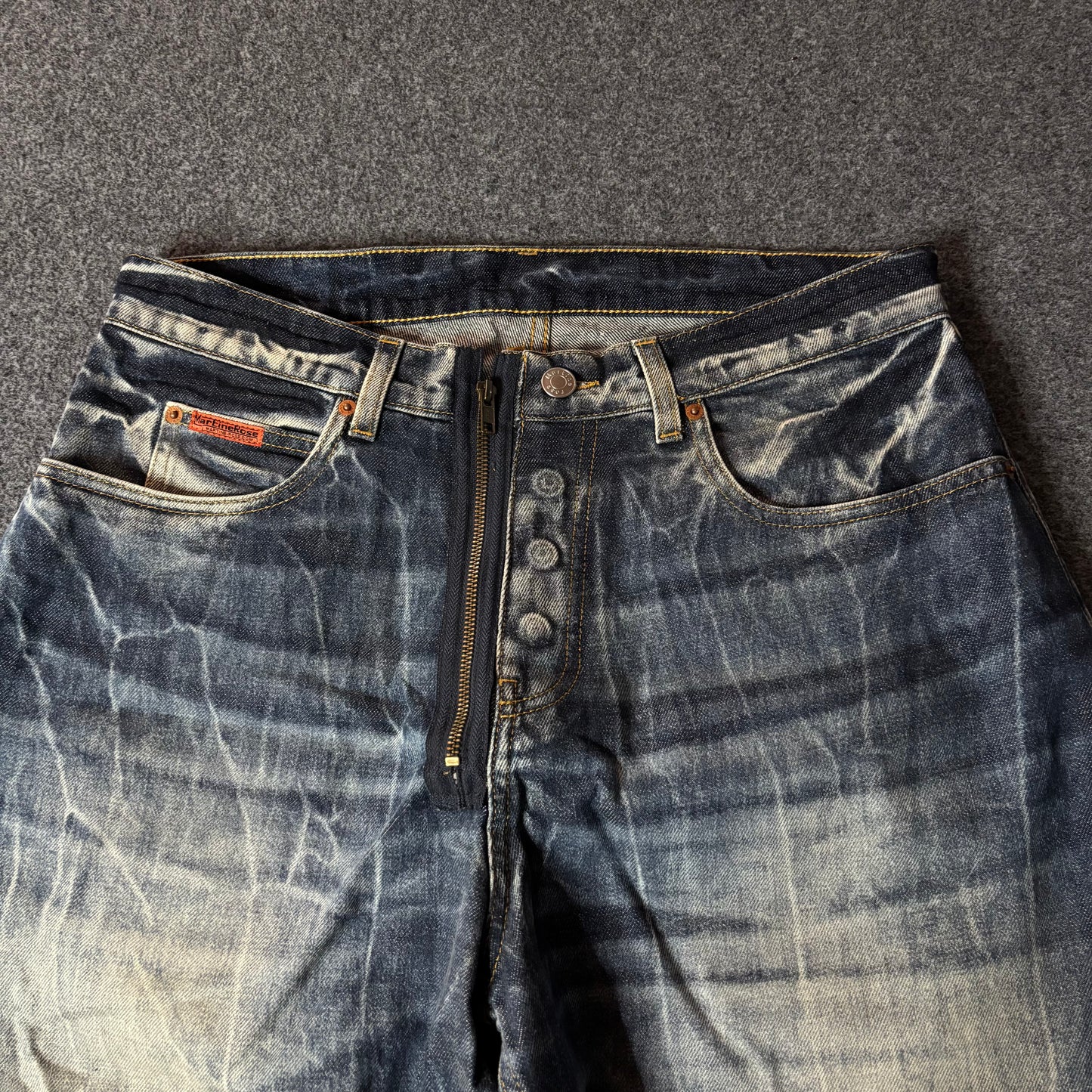 Martine Rose zip/buttons baggy jort