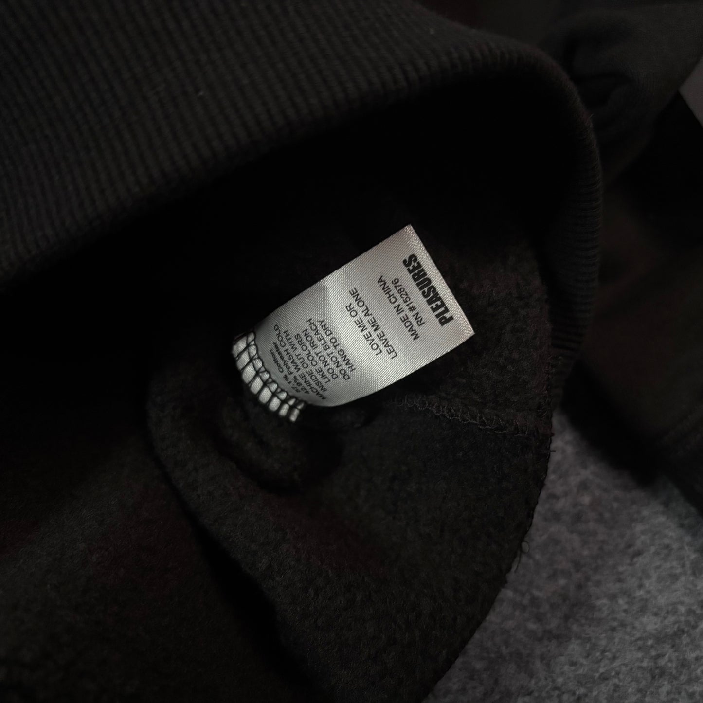 Pleasures x Boiler Room workman hoodie black