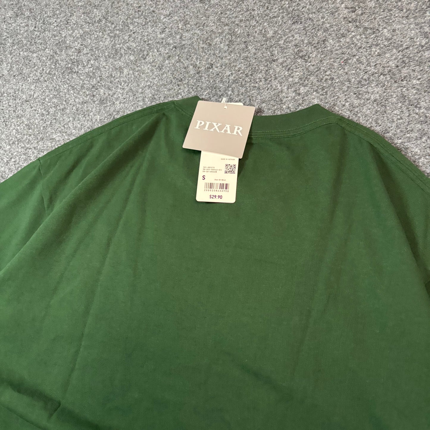 Uniqlo x Pixar Toy Story Rex tee green