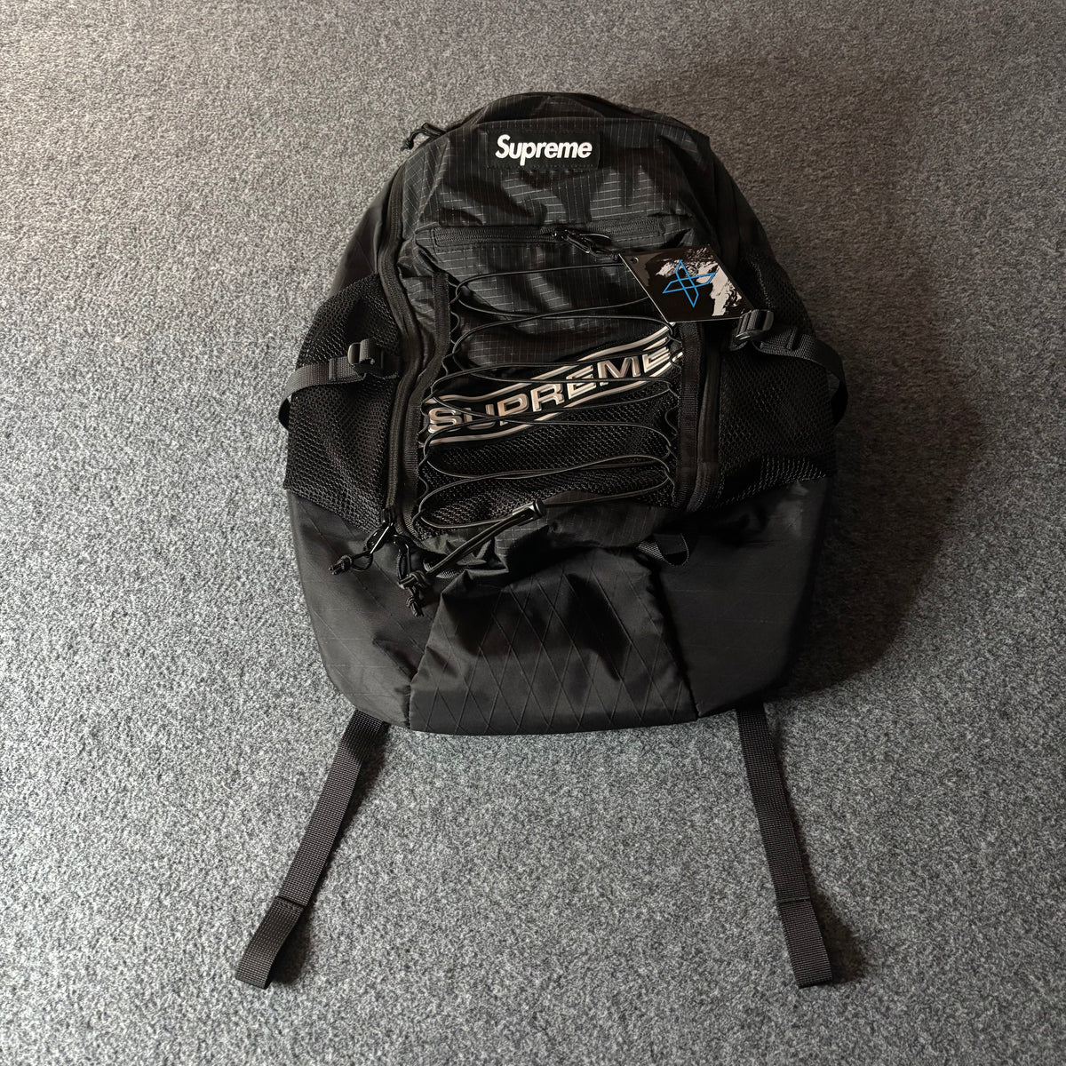 Supreme FW23 3D logo backpack black