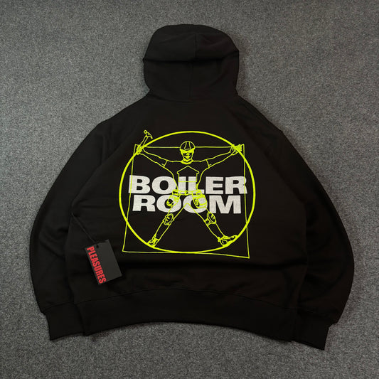 Pleasures x Boiler Room workman hoodie black