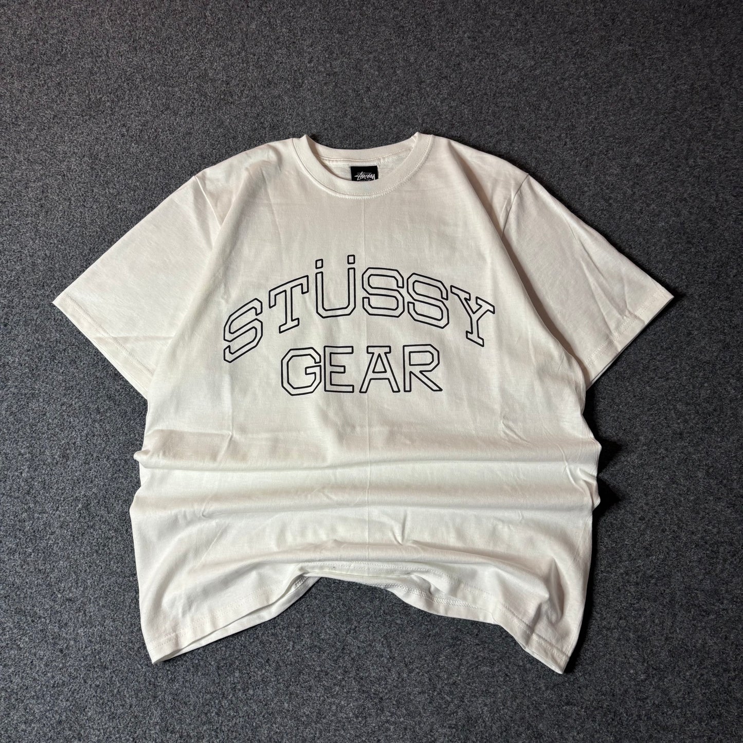 Stussy gear white tee M