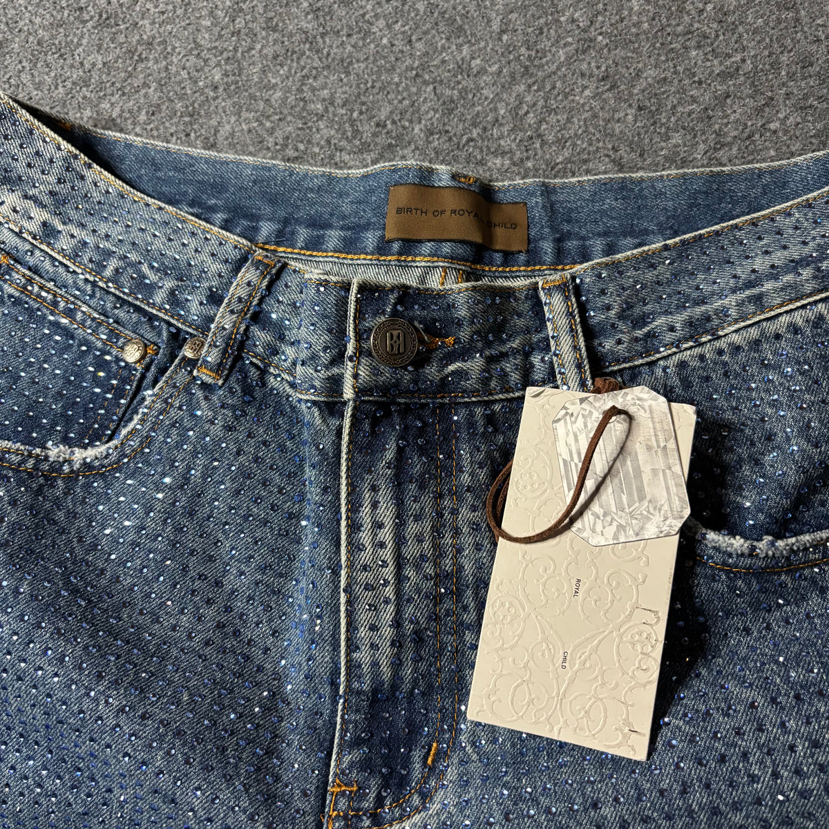 Birth of royal child jeans 20k diamond stellar
