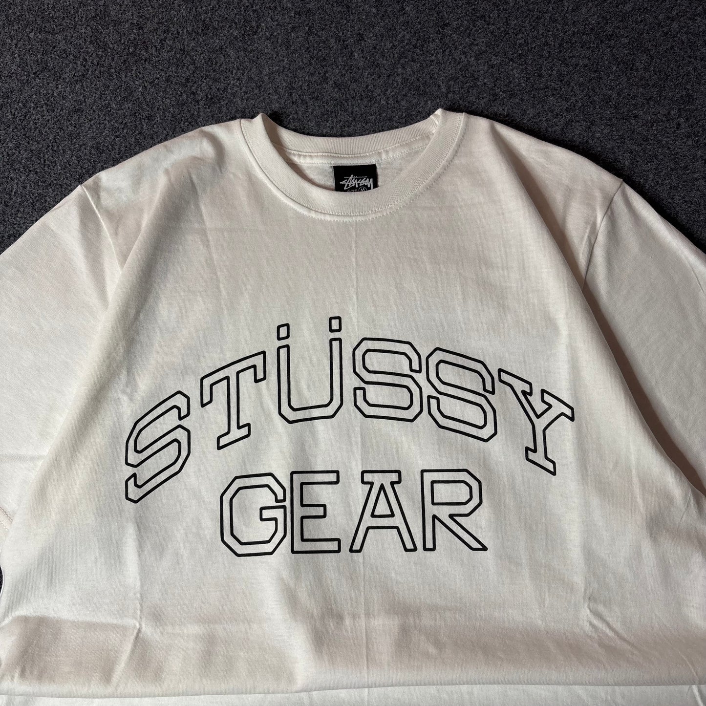 Stussy gear white tee M
