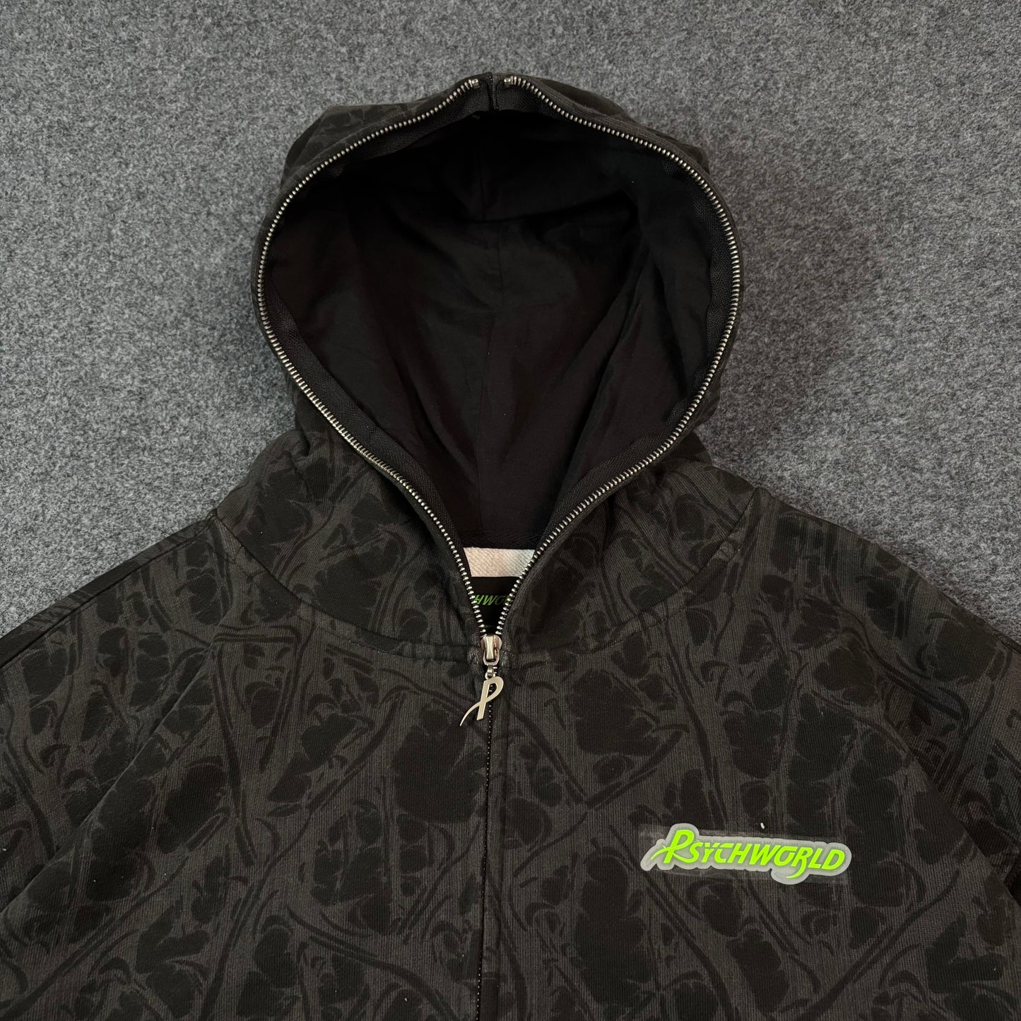 Psych world thorn full zip hoodie