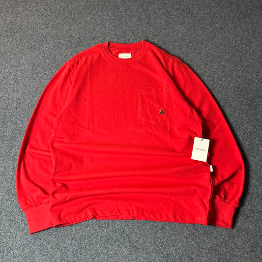 Aime Leon Dore nos basics queens crest ls pocket tee